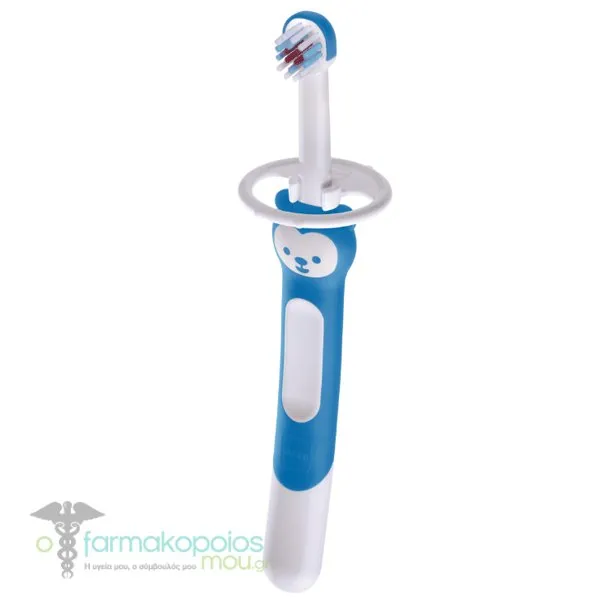 Mam Training Brush with Safety Shield 5m+ (605), 1pc - Μπλέ