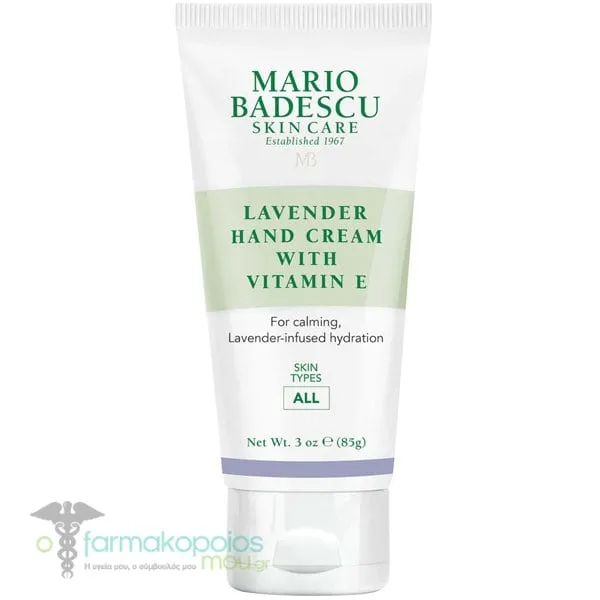 Mario Badescu Lavender Hand Cream with Vitamin E, 85g