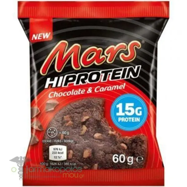 Mars Hi Protein Chocolate & Caramel Protein Cookie, 60gr