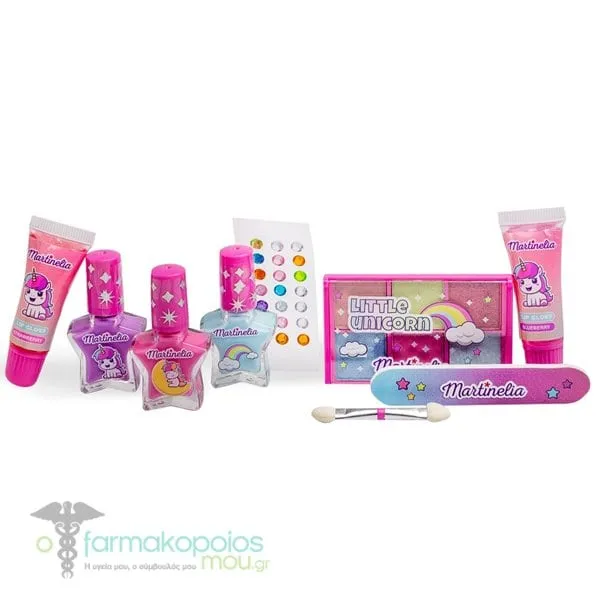Martinelia Little Unicorn Beauty Backpack Set II, 1set