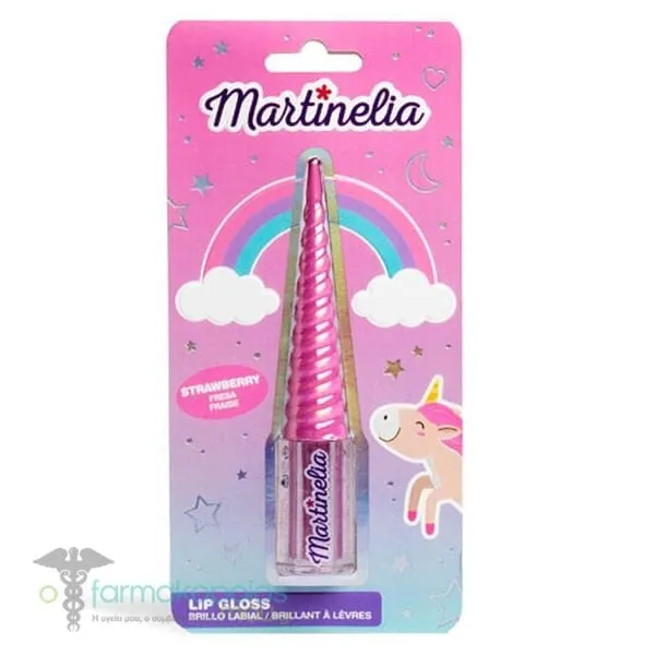 Martinelia Little Unicorn Lip Gloss, 1pc - Φράουλα