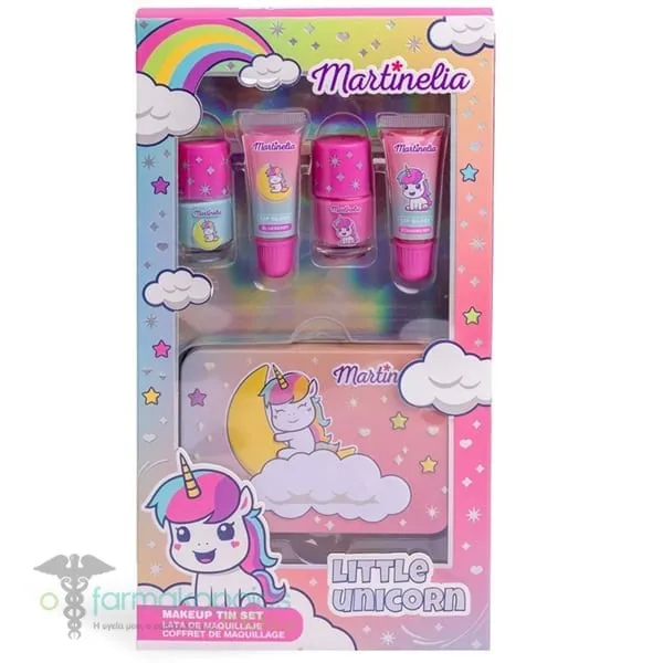 Martinelia Little Unicorn Make-Up Tin Set, 1set