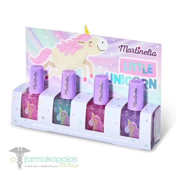 Martinelia Little Unicorn Nail Polish Set, 4x7ml