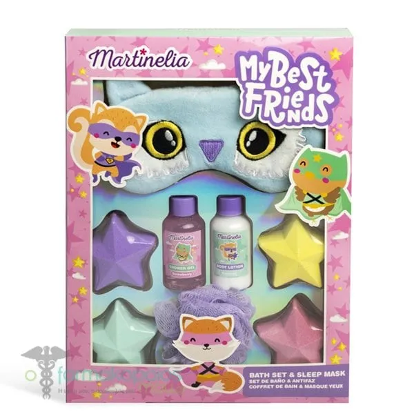 Martinelia My Best Friends Bath Set & Night Mask, 1pc