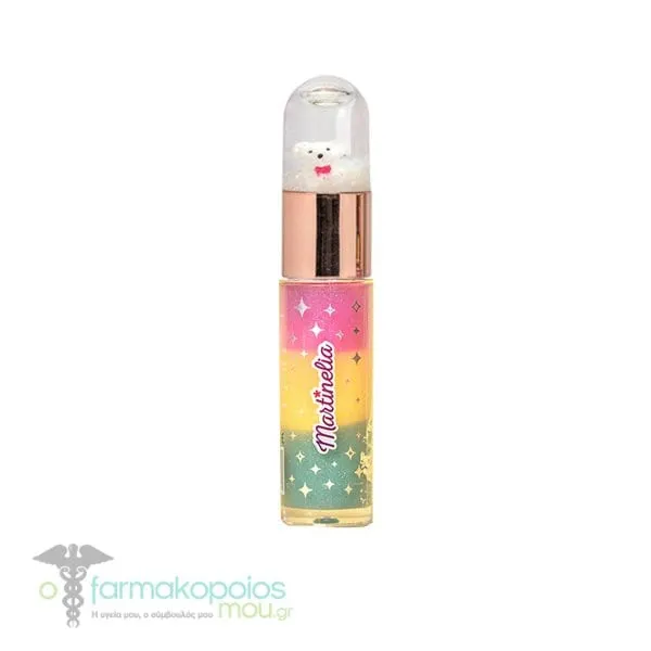 Martinelia Snowball Bear Lip Gloss Glitter Effect, 5.8ml - Φράουλα