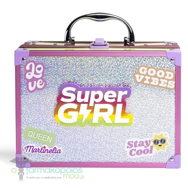 Martinelia Supergirl Led Mirror Case, 1pc