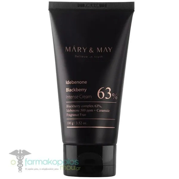 Mary&May Idebenone Blackberry Intense Cream Ενυδατική & Αντιρυτιδική Κρέμα Προσώπου, 100g