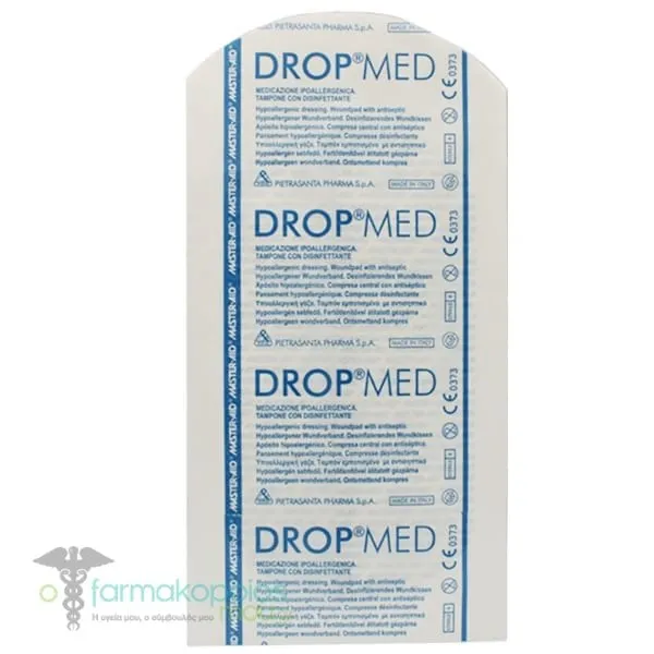 Master-Aid Drop Med Adhesive Gauze 10x12cm, 1pc