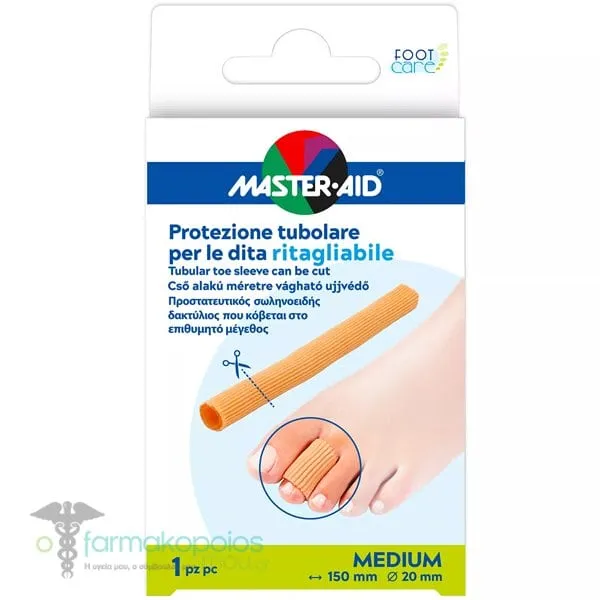 Master Aid Προστατευτικός Σωληνοειδής Δακτύλιος Medium, 1τεμ