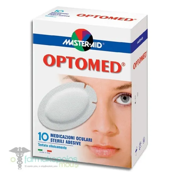 Master-Aid Optomed Super Eye Adhesive Dressing, 10pcs