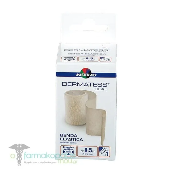 Masteraid Dermatess Ideal Elastic Bandage 8cmx5m, 1pc