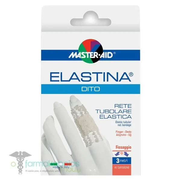 Master-Aid Elastina Dito Elastic Tubular Net Bandage Finger, 3m