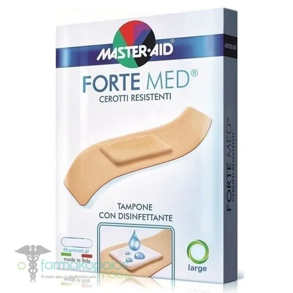 Master-Aid Forte Med Tough Plaster Strips Wide 78x26mm, 100pcs