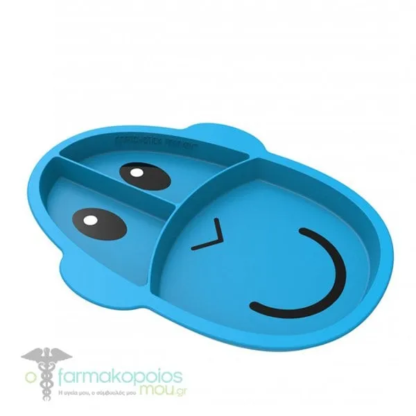 Matchstick Monkey Antimicrobial Protection Monkey Section Plate 12+, 1τεμ - BLUE