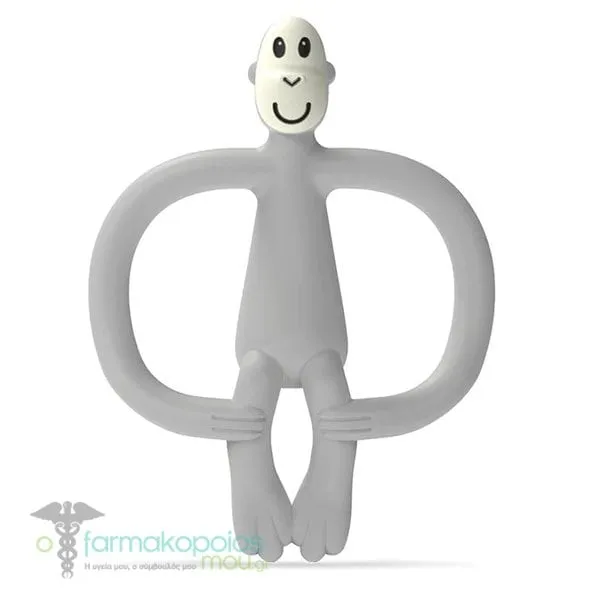 Matchstick Moneky Teething Toy and Gel Applicator, 1τεμ - GREY