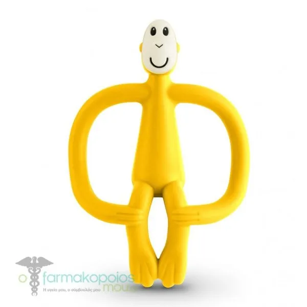 Matchstick Moneky Teething Toy and Gel Applicator, 1τεμ - YELLOW