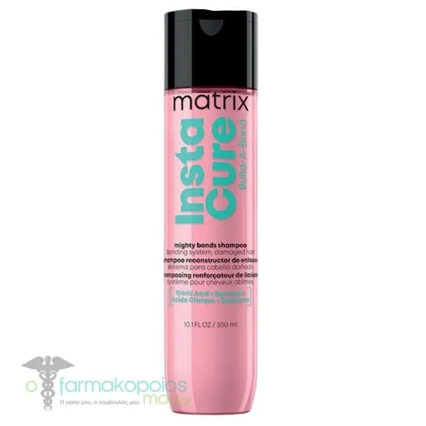 Matrix Instacure Build-A-Bond Mighty Bonds Shampoo Σαμπουάν για Ταλαιπωρημένα Μαλλιά, 300ml