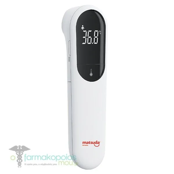 Matsuda MultiTemp 3σε1 Ψηφιακό Θερμόμετρο Μετώπου με Ανέπαφη Λειτουργία Υπερύθρων, 1τεμ