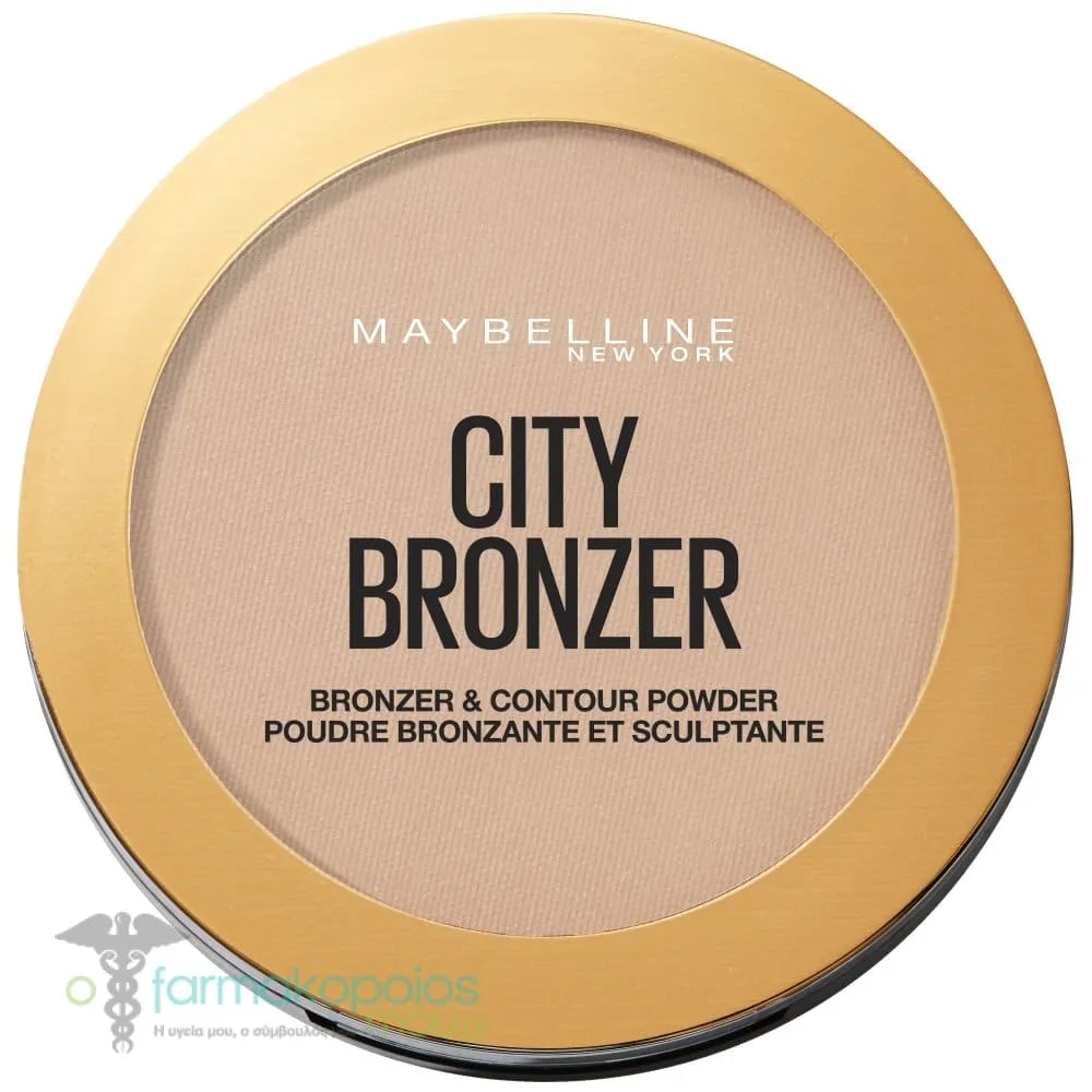 Maybelline City Bronzer & Contour Powder, 8g - 250 Medium Warm