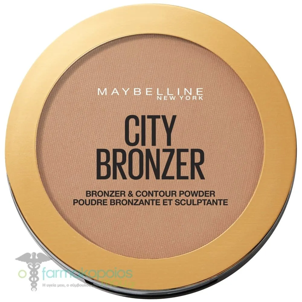Maybelline City Bronzer & Contour Powder, 8g - 300 Deep Cool