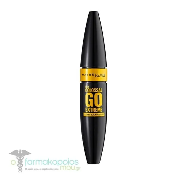 Maybelline Colossal Go Extreme Leather Black Mascara, 9.5ml