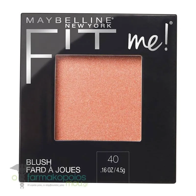 Maybelline Fit Me Blush, 5g - 40 Peach