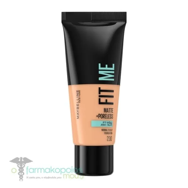 Maybelline Fit Me Matte & Poreless Foundation με Φυσικό Ματ Αποτέλεσμα, 30ml - 230 Natural Buff