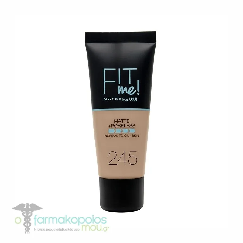 Maybelline Fit Me Matte & Poreless Foundation, 30ml - 245 Classic Beige