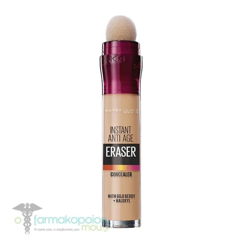Maybelline Instant Eraser Age Rewind Color Correcting Concealer Κονσίλερ με Σφουγγαράκι, 6.8ml