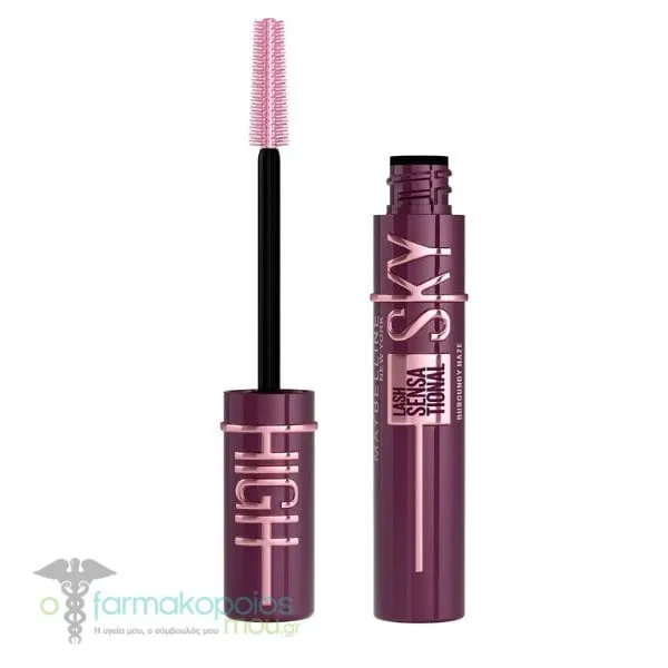 Maybelline Lash Sensational Sky High Mascara, 7.2ml - 793 Burgundy Haze