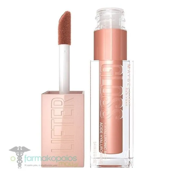 Maybelline Lifter Gloss Plumping & Hydrating Lip Gloss, 5.4ml - 008 Stone