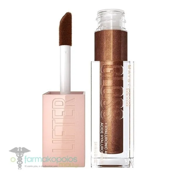 Maybelline Lifter Gloss Plumping & Hydrating Lip Gloss, 5.4ml - 010 Crystal