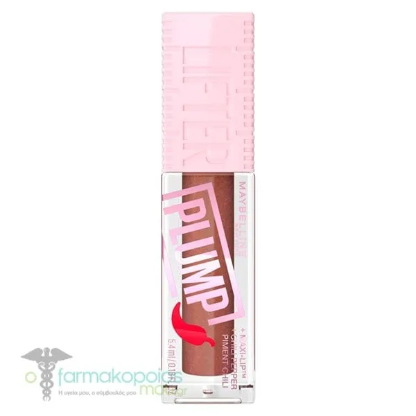 Maybelline New York Lifter Plump Lip Plumping Gloss, 5.4ml - 007 Cocoa Zing