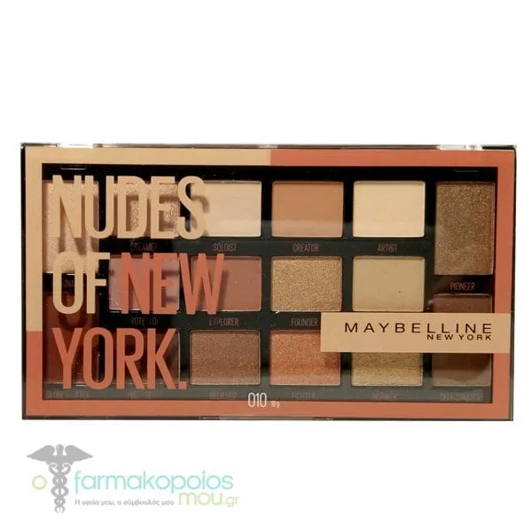 Maybelline Nudes of New York Eyeshadow Palette, 18g