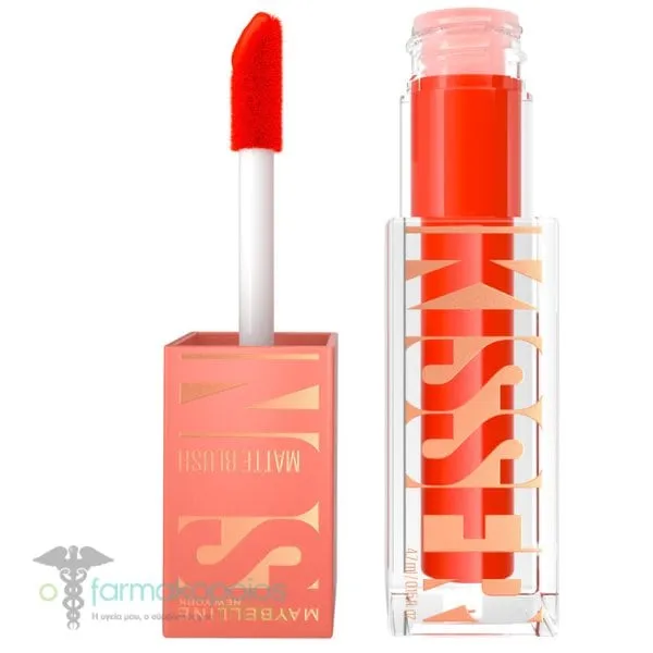 Maybelline Sunkisser Blush Υγρό Ρουζ, 4.7ml - 35 Spritzy Orange