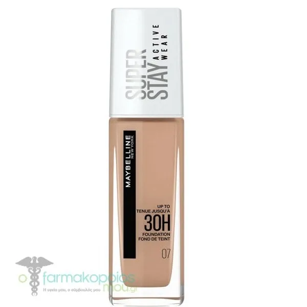Maybelline Super Stay Active Wear 30h Foundation, 30ml - 07 Classic Nune