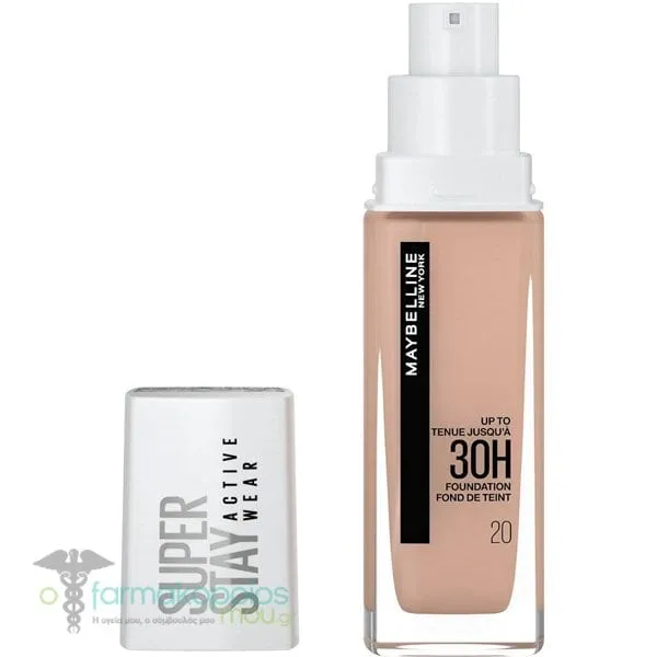 Maybelline Super Stay Active Wear 30h Foundation, 30ml - 20 Cameo