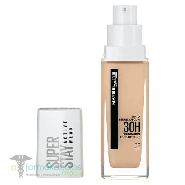 Maybelline Super Stay Active Wear 30h Foundation, 30ml - 22 Light Bisque