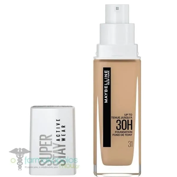 Maybelline Super Stay Active Wear 30h Foundation, 30ml - 31 Warm Nude