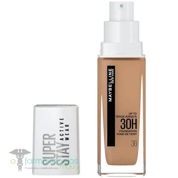 Maybelline Super Stay Active Wear 30h Foundation, 30ml - 36 Warm Sun