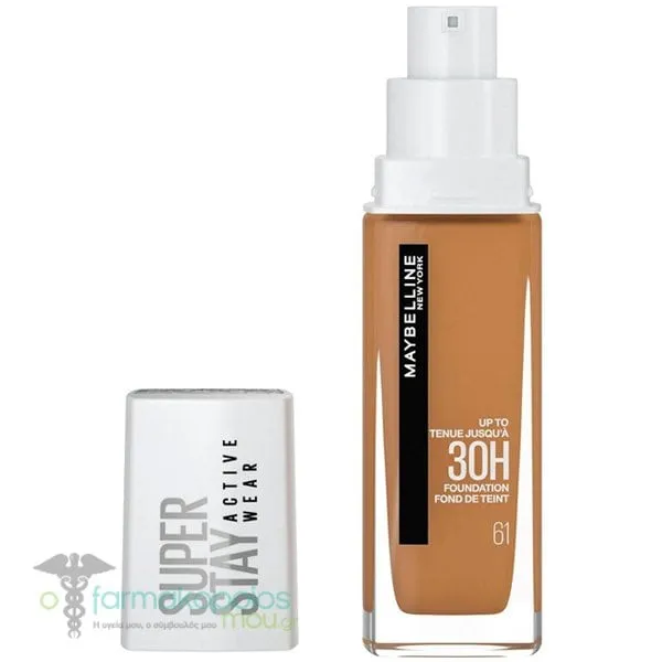 Maybelline Super Stay Active Wear 30h Foundation, 30ml - 61 Warm Bronze