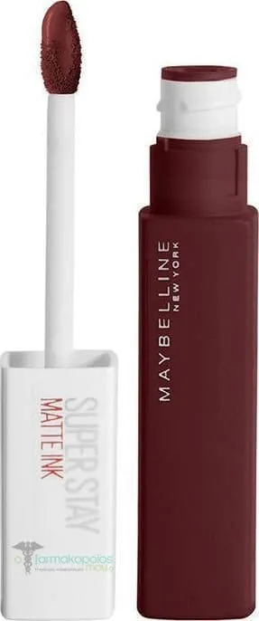 Maybelline Super Stay Matte Ink Κραγιόν Μακράς Διάρκειας για Άψογο Ματ Αποτέλεσμα, 5ml - 112 Composer