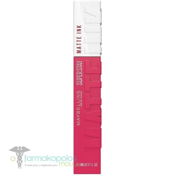 Maybelline Super Stay Matte Ink Κραγιόν Μακράς Διάρκειας για Άψογο Ματ Αποτέλεσμα, 5ml - 150 Pathfinder