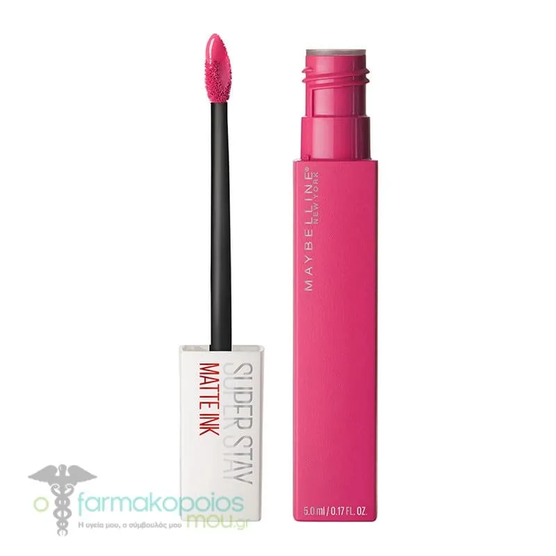 Maybelline Super Stay Matte Ink Κραγιόν Μακράς Διάρκειας για Άψογο Ματ Αποτέλεσμα, 5ml - 30 Romantic