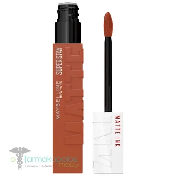 Maybelline Super Stay Matte Ink Κραγιόν Μακράς Διάρκειας για Άψογο Ματ Αποτέλεσμα, 5ml - 500 Insider