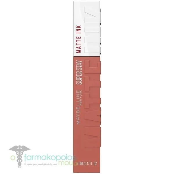 Maybelline Super Stay Matte Ink Κραγιόν Μακράς Διάρκειας για Άψογο Ματ Αποτέλεσμα, 5ml - 65 Seductress
