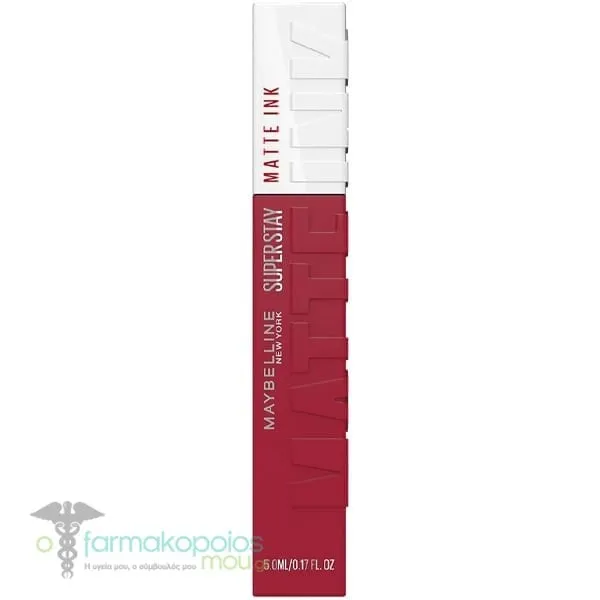 Maybelline Super Stay Matte Ink Κραγιόν Μακράς Διάρκειας για Άψογο Ματ Αποτέλεσμα, 5ml - 80 Ruler