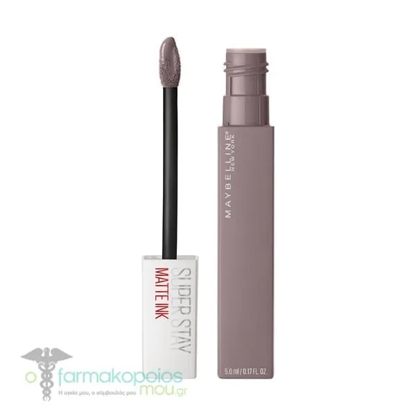 Maybelline Super Stay Matte Ink Κραγιόν Μακράς Διάρκειας για Άψογο Ματ Αποτέλεσμα, 5ml - 90 Huntress