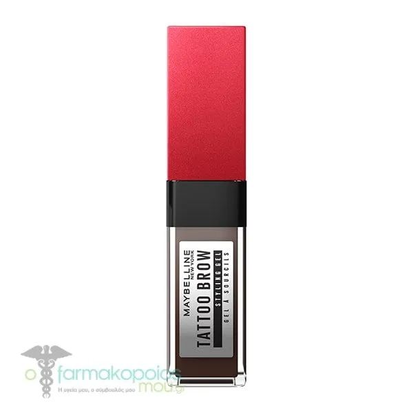 Maybelline Tattoo Brow Styling Gel, 6ml - 260 Deep Brown