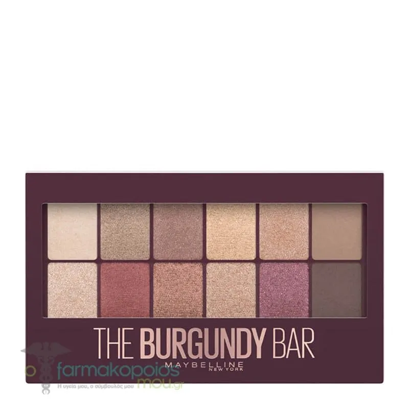 Maybelline The Burgundy Bar Palette, 9.6gr